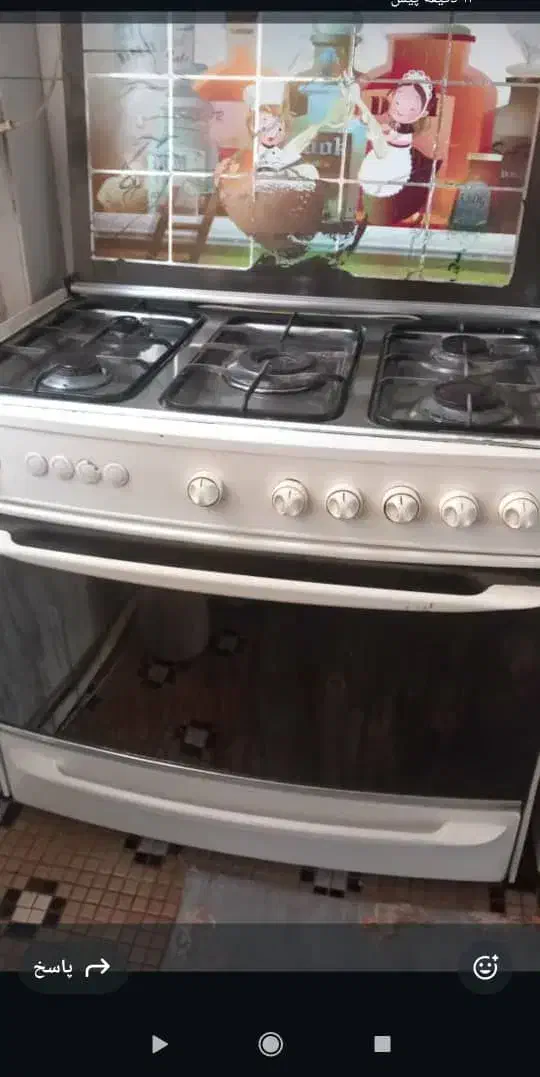 اجاق گاز تکنو با فر کاملا سالم|اجاق گاز و لوازم برقی پخت‌وپز|ری, دیلمان|دیوار