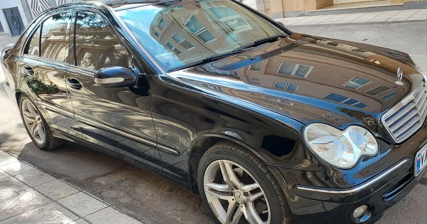 بنز C200کمپروسور آوانگارد مدل 2006|خودرو سواری و وانت|مشهد, کوه سنگی|دیوار