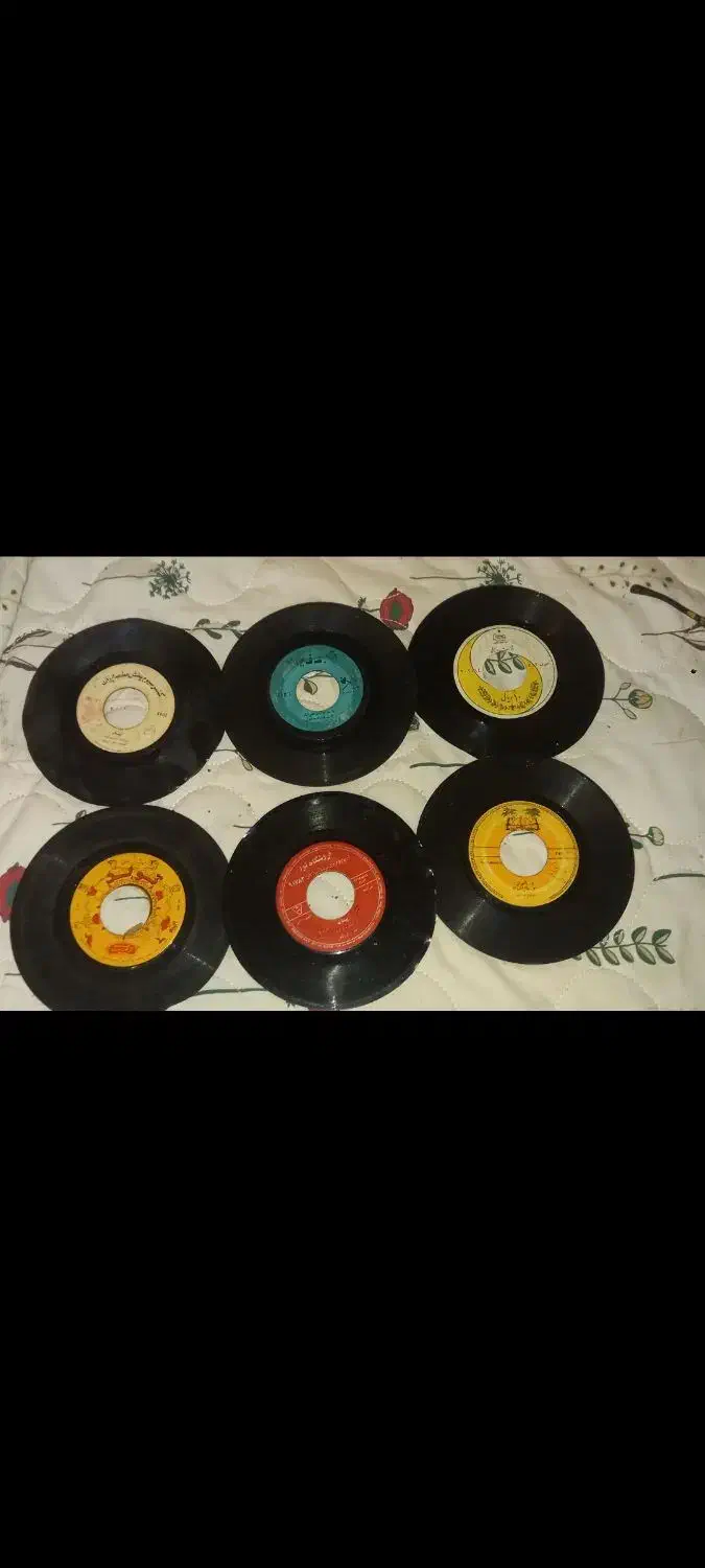 شش نوار گرامافون نوستالژی آنتیک|کلکسیون اشیاء عتیقه|بوشهر, |دیوار