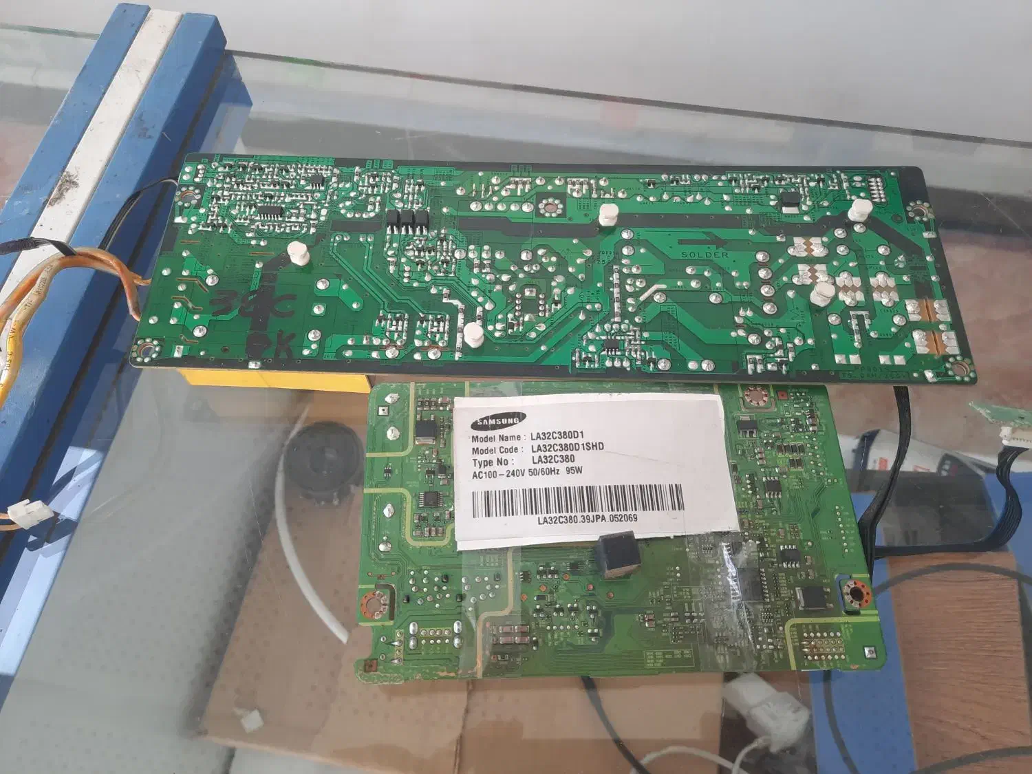 برد پاور و مادر برد تلویزیون سامسونگ LA32C380D1|تلویزیون و پروژکتور|بابل, |دیوار