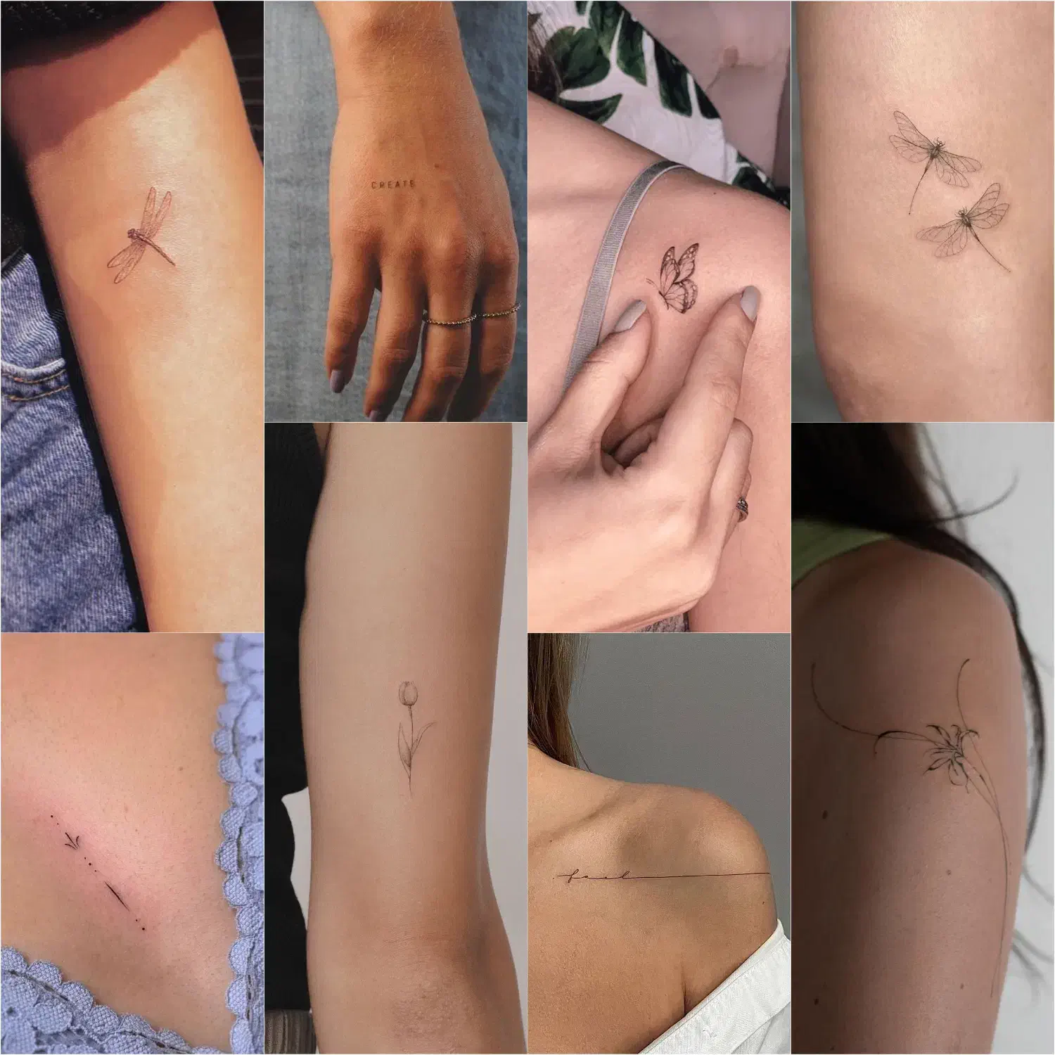 مدل تاتو بدن مینیمال به سلیقه ی مشتری(بانوان)|خدمات آرایشگری و زیبایی|آستانه اشرفیه, |دیوار