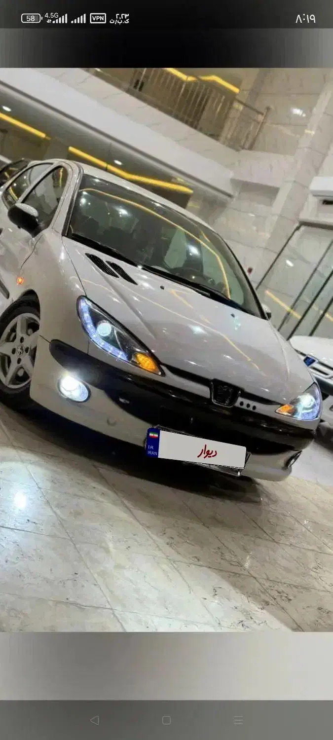 206 تیپ پنج در حد مدل 96|خودرو سواری و وانت|مه ولات, |دیوار