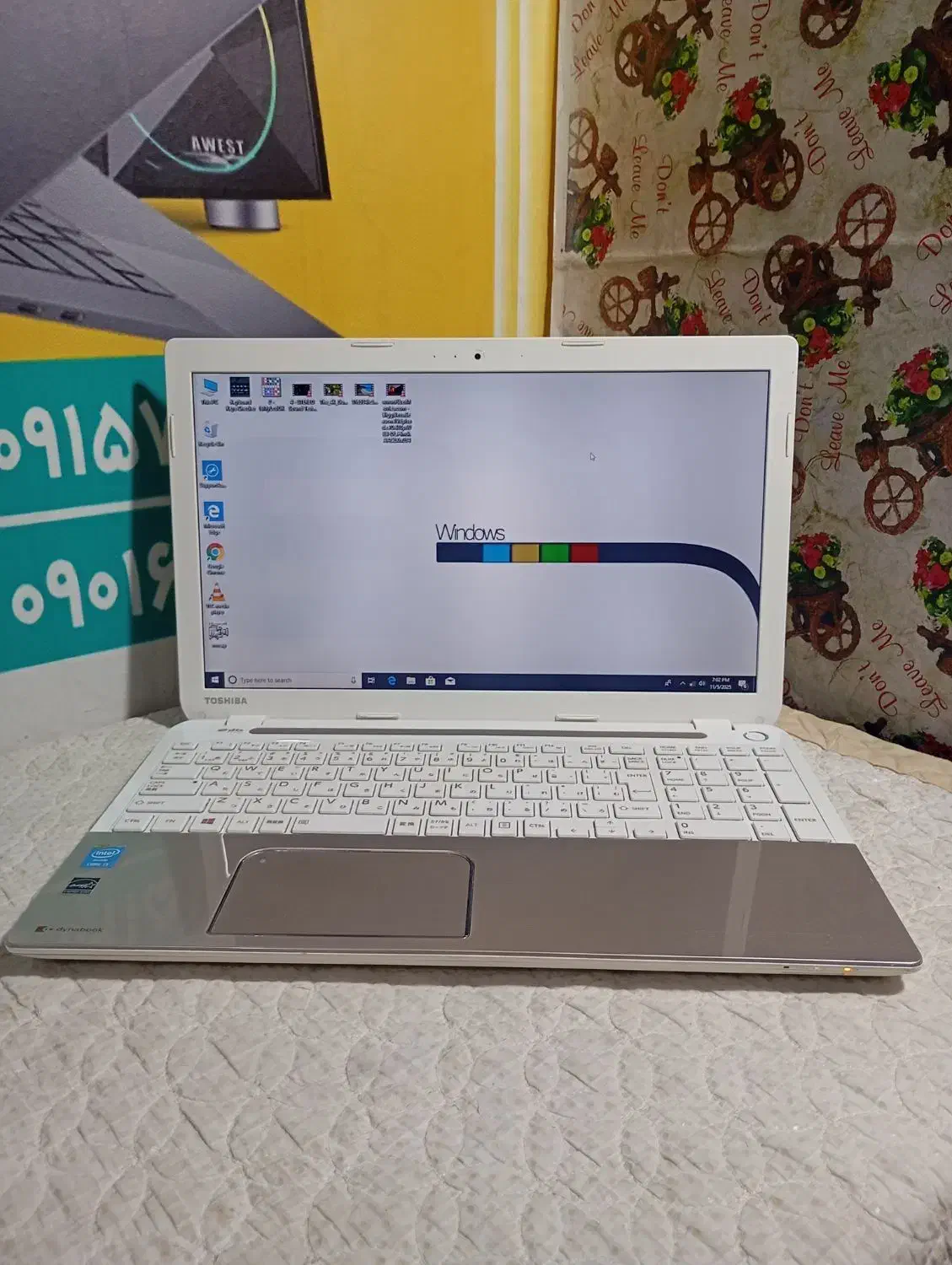 لپ تاپ درحد اکبند و خیلی تمیز با لوازم هاش|رایانه همراه|مهرستان, |دیوار