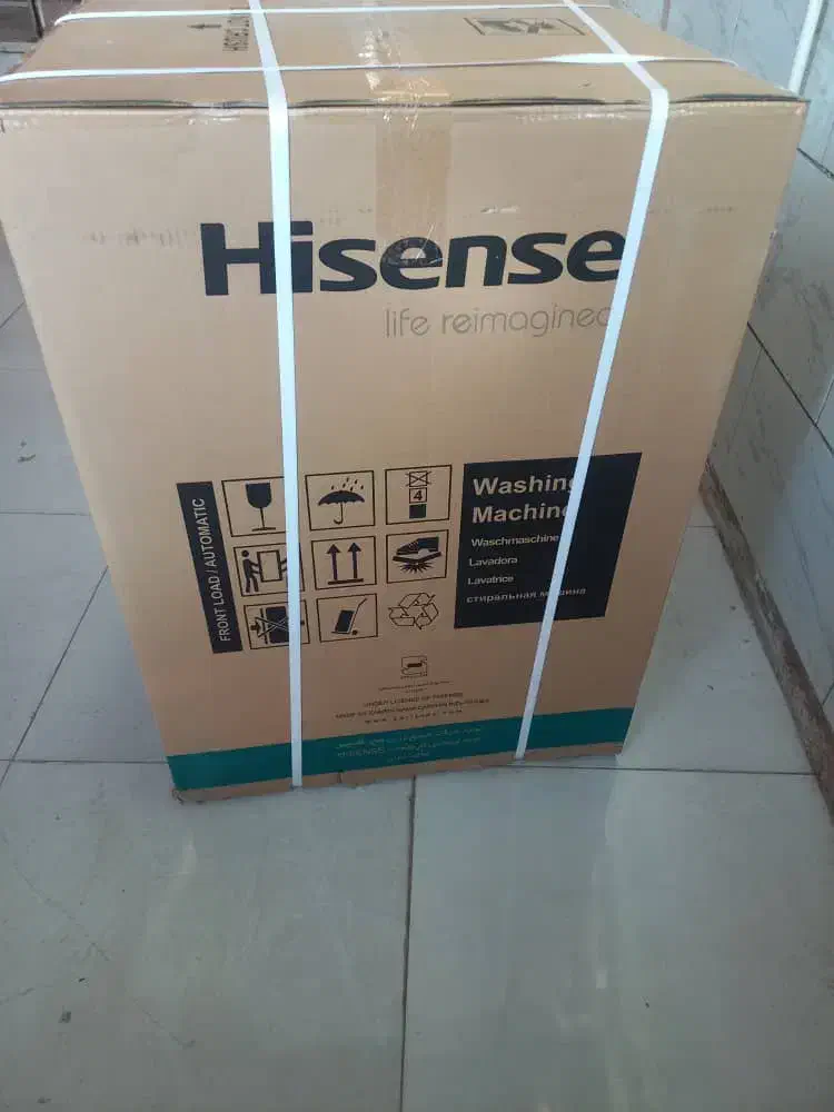 ماشین لباسشویی 8 کیلو هایسنس مدل WFKV8010DW|ماشین لباسشویی و خشککن لباس|قزوین, |دیوار