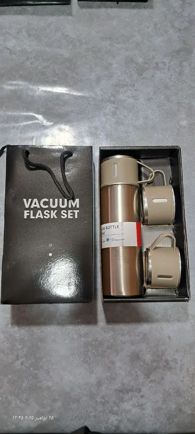 فلاسک چایی ۳ کاپ فلاکس چای استیل|ظروف نگهدارنده، پلاستیکی، یکبارمصرف|قدس, شهرقدس|دیوار