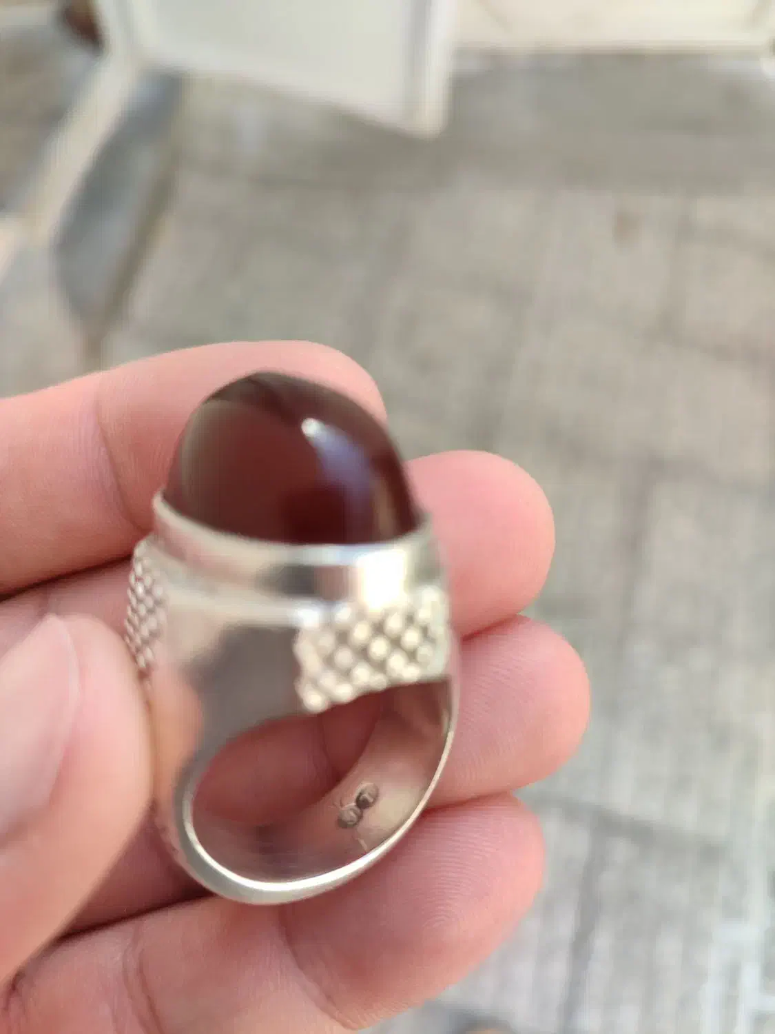 انگشتر عقیق ۵۲گرم|جواهرات|اردبیل, |دیوار