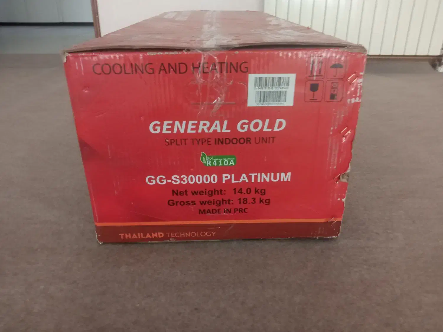 کولر گازی اسپیلت 30 هزار جنرال گلد|کولر گازی و فن‌کوئل|نجف‌آباد, ویلاشهر|دیوار