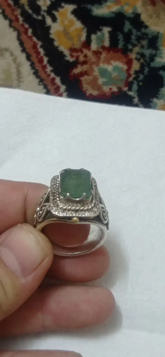 انگشتر زمرد پنجشیر|جواهرات|تهران, جیحون|دیوار