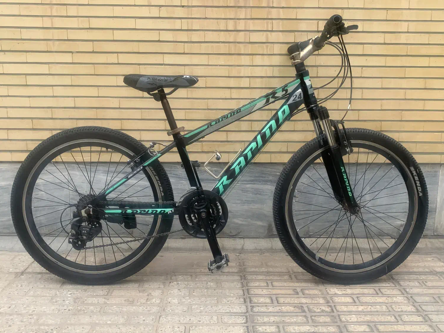 دوچرخه ۲۴ راپیدو آلمینیوم سنددار مشابه نو|دوچرخه، اسکیت، اسکوتر|اصفهان, ناژوان|دیوار