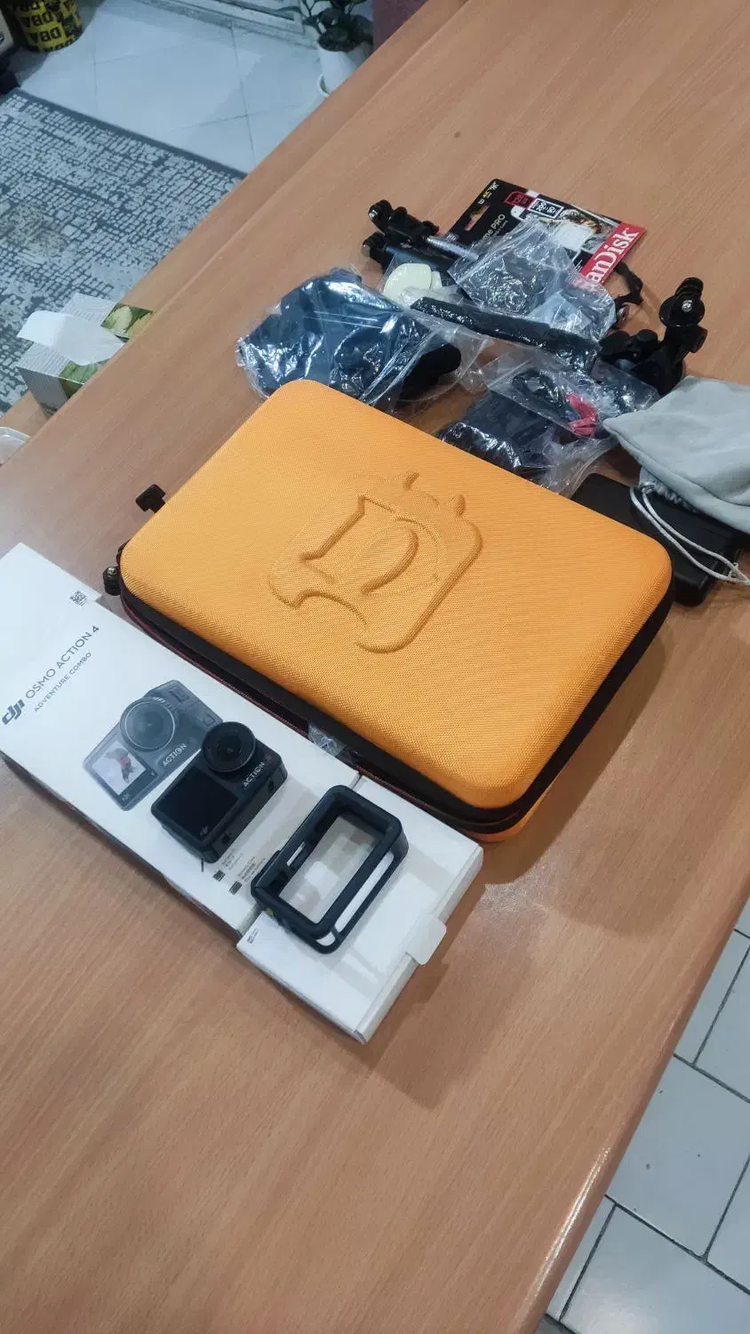 دوربین اکشن کمرا DJI actiona camera adventur combo|دوربین عکاسی و فیلمبرداری|تهران, سعادتآباد|دیوار