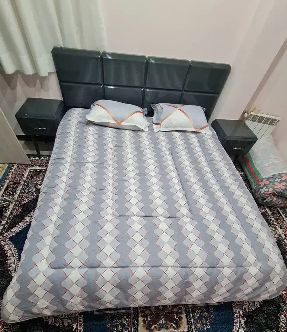 تخت خواب دونفره بدون تشک|تخت و سرویس خواب|اهواز, فولادشهر|دیوار
