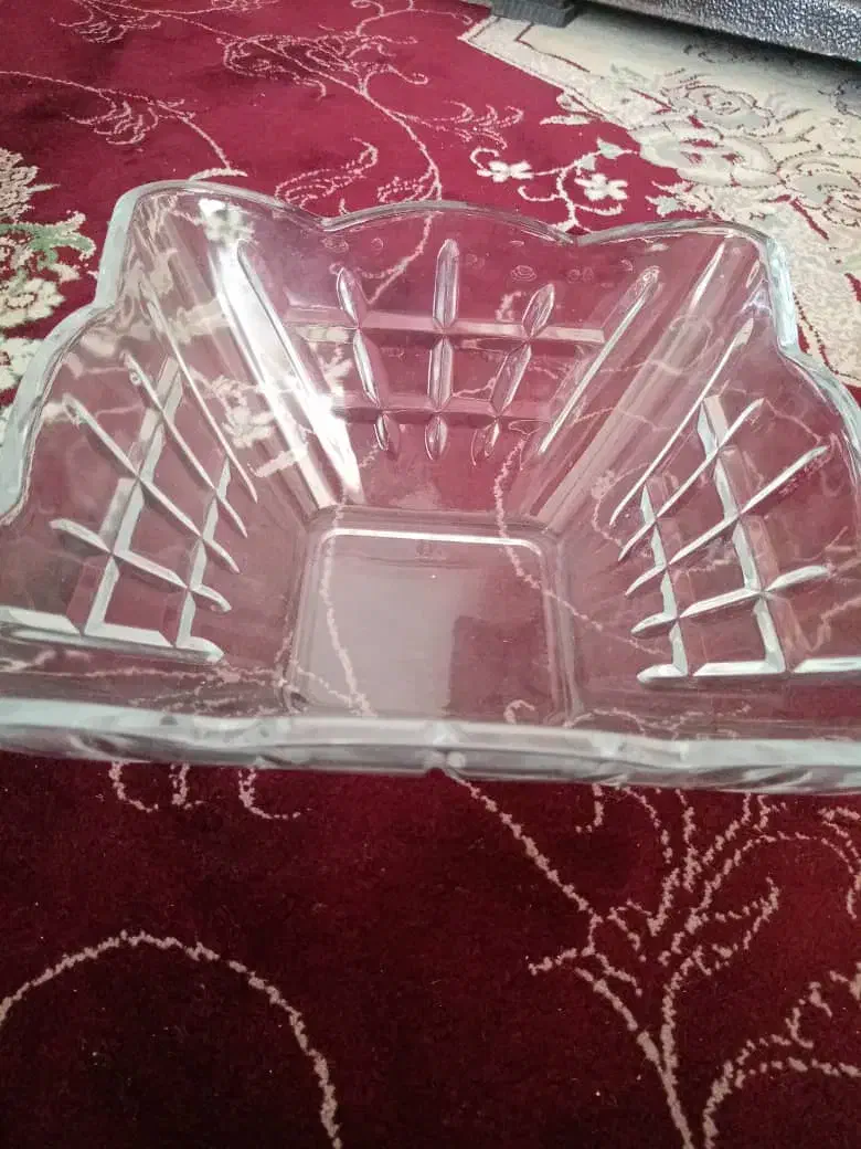 سرویس بلور ۲۱ پارچ کاملا نو|ظروف سرو و پذیرایی|فسا, |دیوار