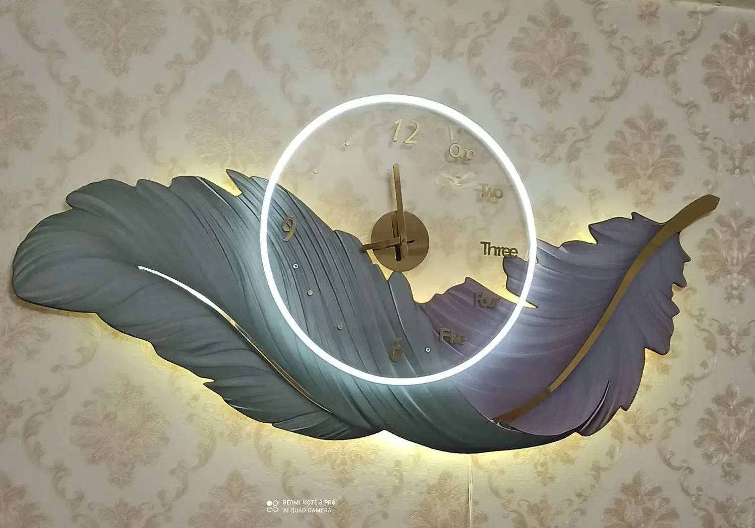 ساعت طرح پر|ساعت دیواری و تزئینی|تهران, ترمینال غرب|دیوار