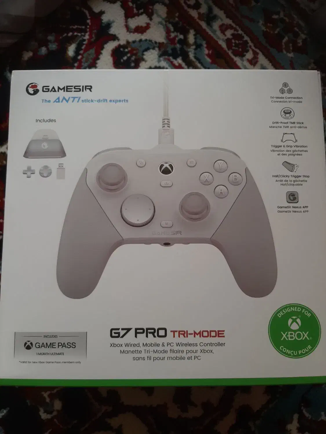 دسته بازی gamesir g7 pro +داک شارژ|کنسول، بازی ویدئویی و آنلاین|اصفهان, الهیه|دیوار