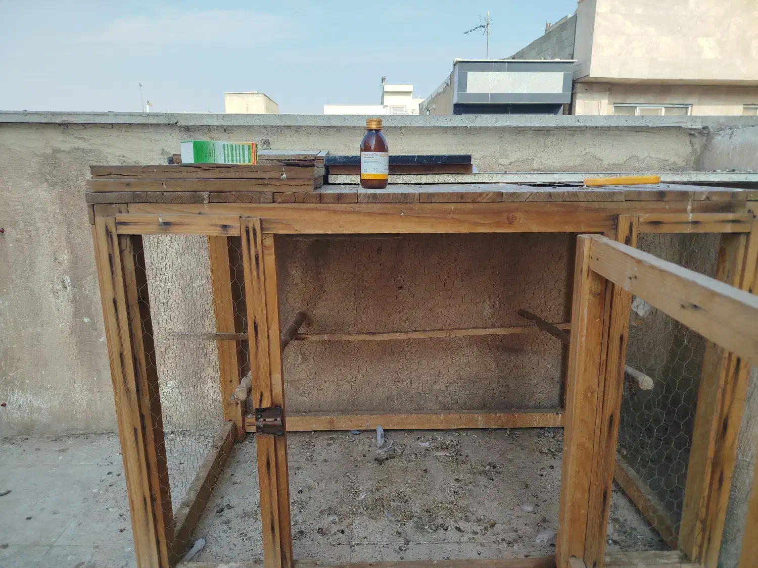 قفس چوبی کفتر|لوازم جانبی حیوانات|ری, ولی آباد|دیوار