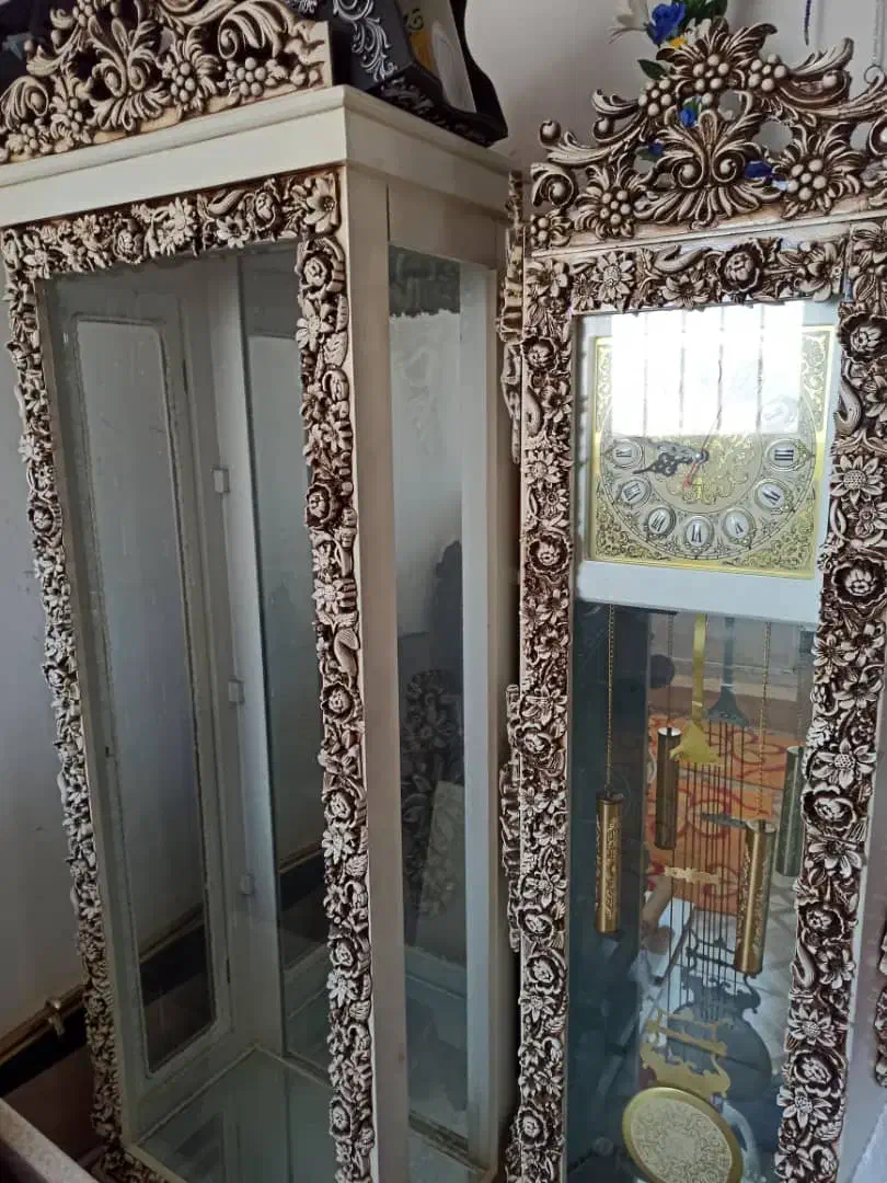 بوفه و ساعت ایستاده|بوفه، ویترین، کنسول|سنندج, |دیوار