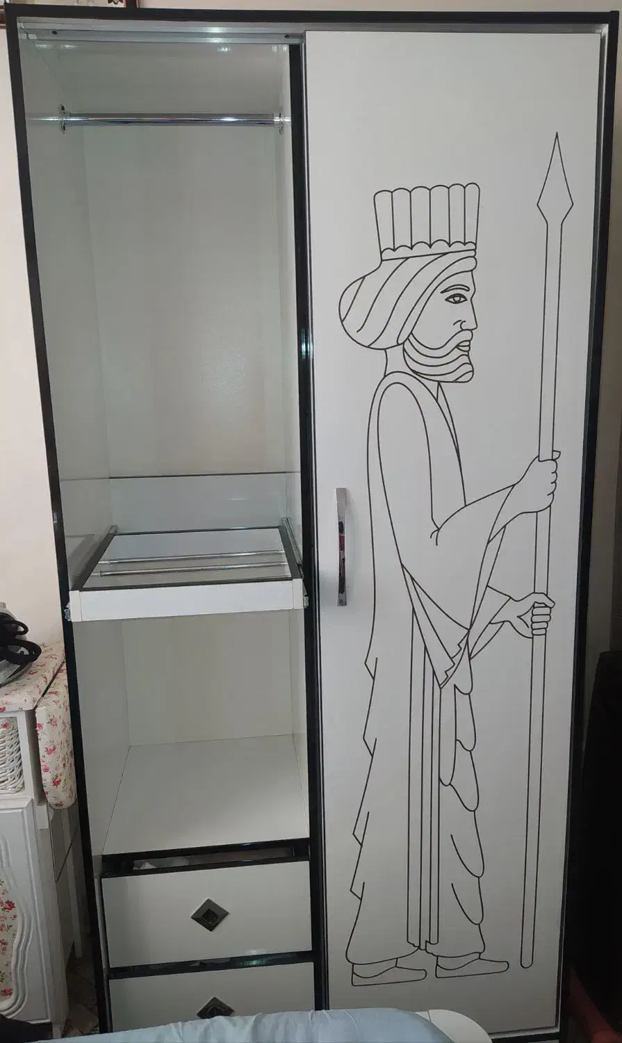 کمد لباسی|جاکفشی، کمد، دراور|شهرکرد, |دیوار