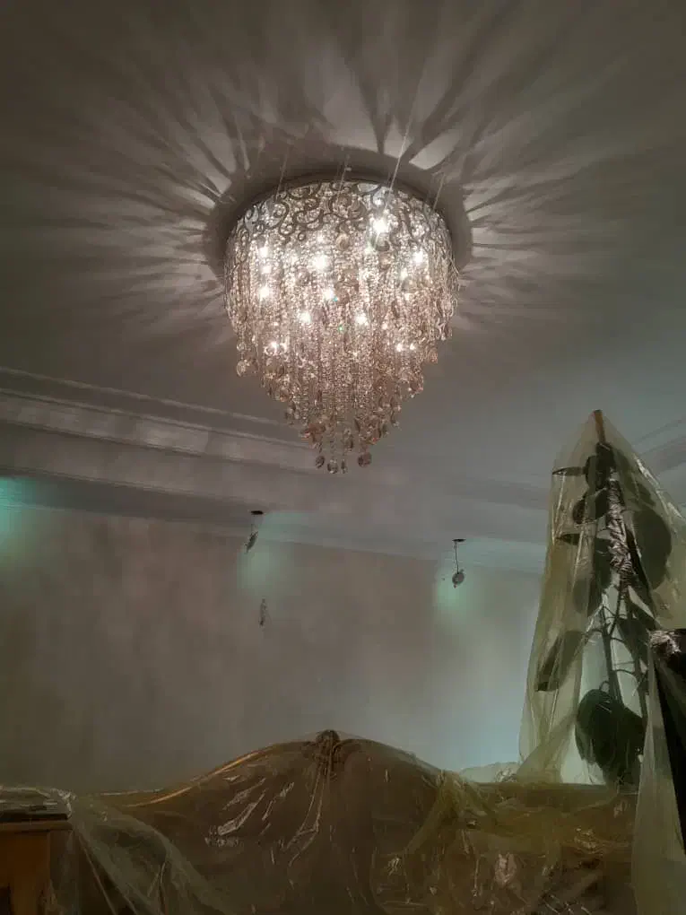 لوستر کریستال کاملا سالم و نو|لوستر و چراغ آویز|تهران, تهران‌نو|دیوار