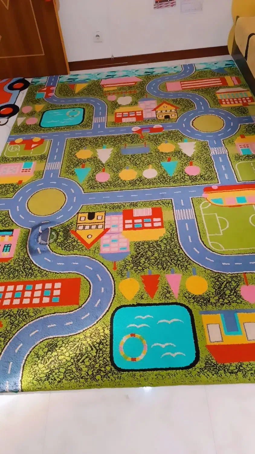 فرش کودکانه مدل جاده|فرش|چهاردانگه (تهران), |دیوار