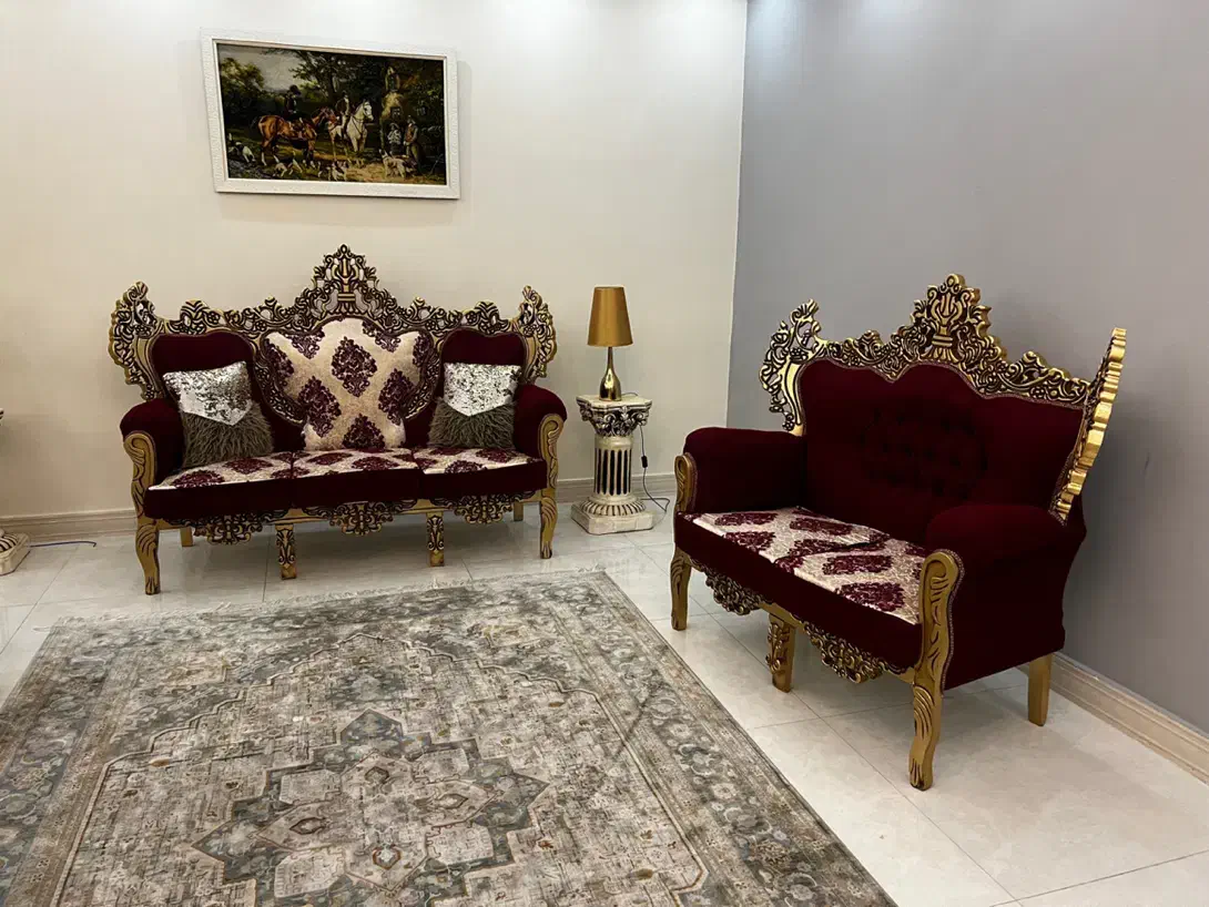 مبل سلطنتی|مبلمان خانگی و میز عسلی|زنجان, |دیوار