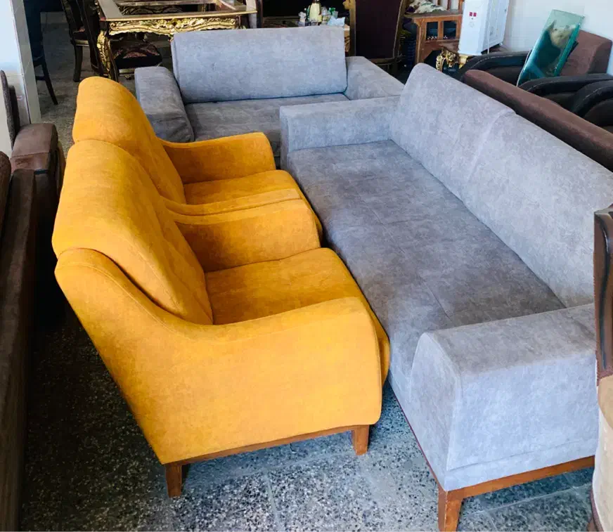 مبل استوک سپید|مبلمان خانگی و میز عسلی|لنجان, |دیوار