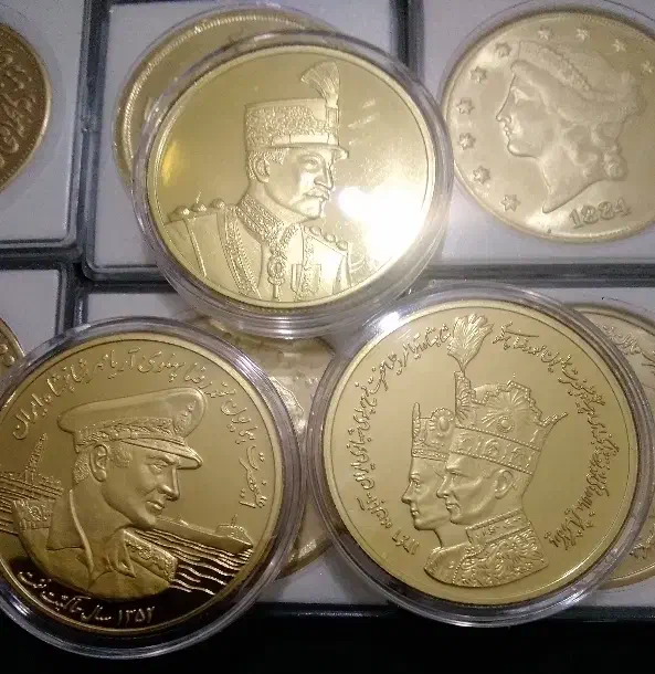 سکه تاجگذاری شاهی یادبودی|کلکسیون سکه، تمبر، اسکناس|تهران, مولوی|دیوار