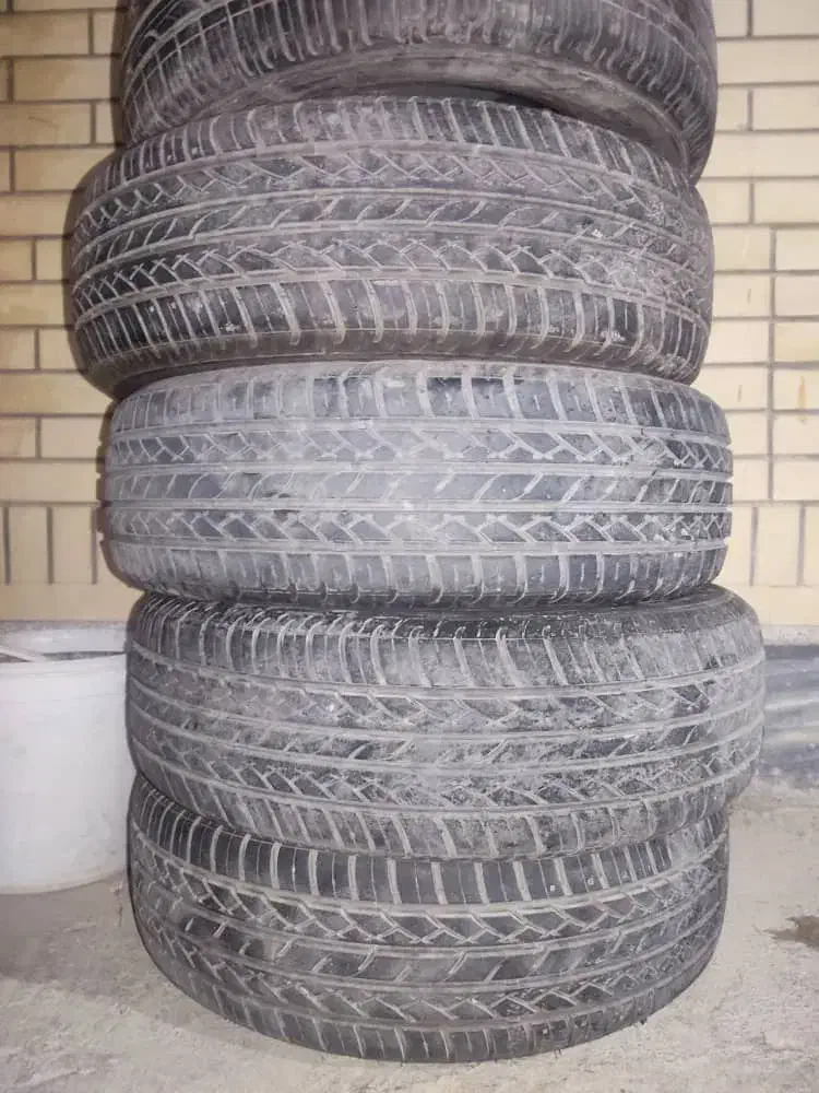 چهار حلقه لاستیک پژو15دوتا لاستیک پراید|قطعات یدکی و لوازم جانبی|مرودشت, بیست متری بیمارستان|دیوار