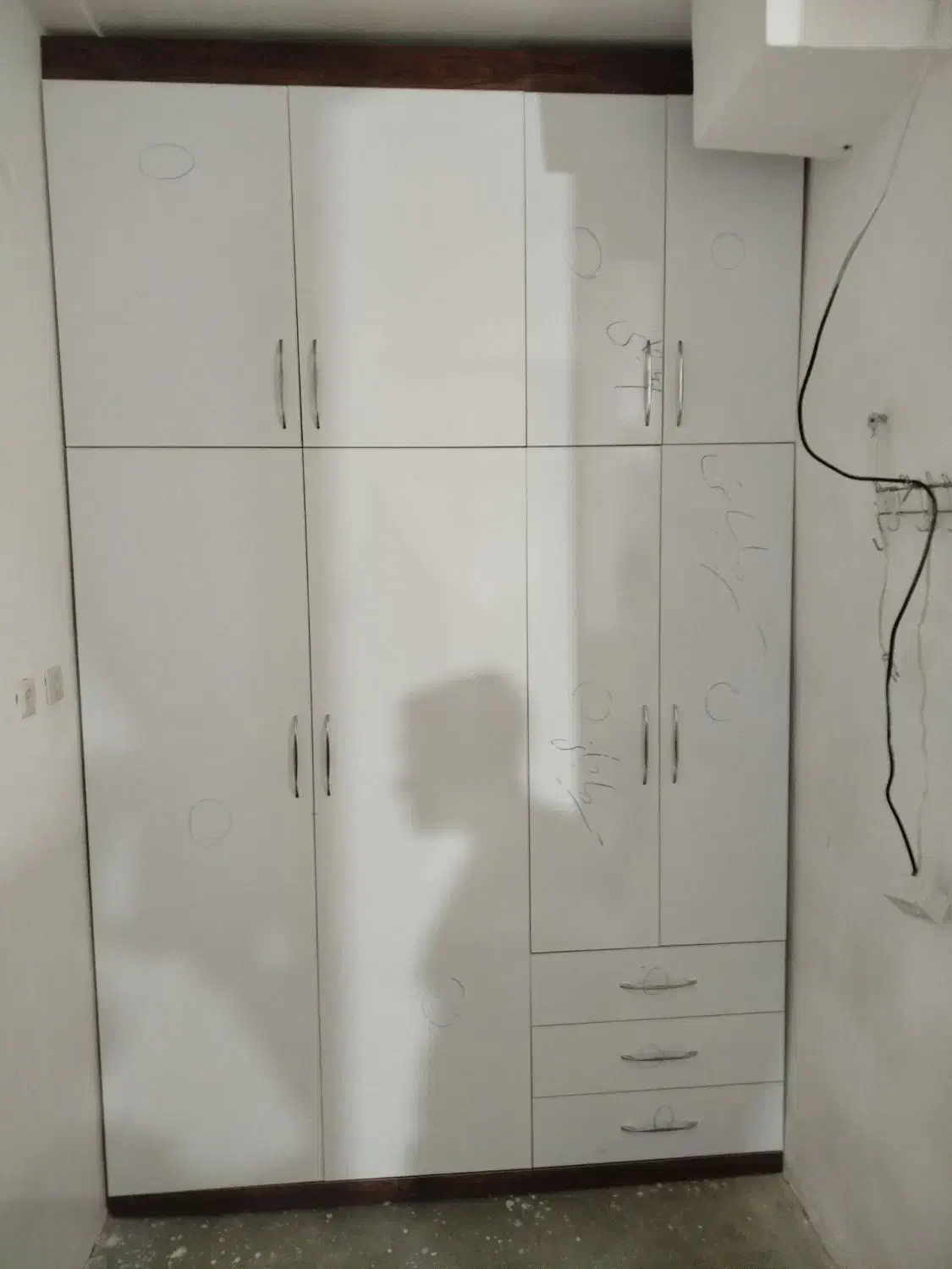 کابینت|جاکفشی، کمد، دراور|کنگاور, |دیوار