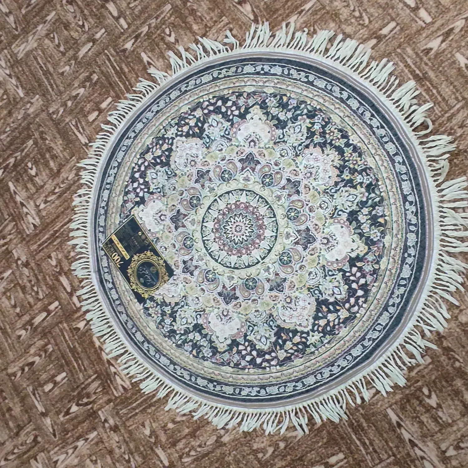 فرش گرد|فرش|کرمانشاه, |دیوار