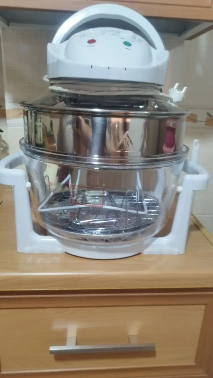 هوا پز فلیوروی توربو درحد نو با وسایل وکارتون|اجاق گاز و لوازم برقی پخت‌وپز|فولادشهر, C3|دیوار