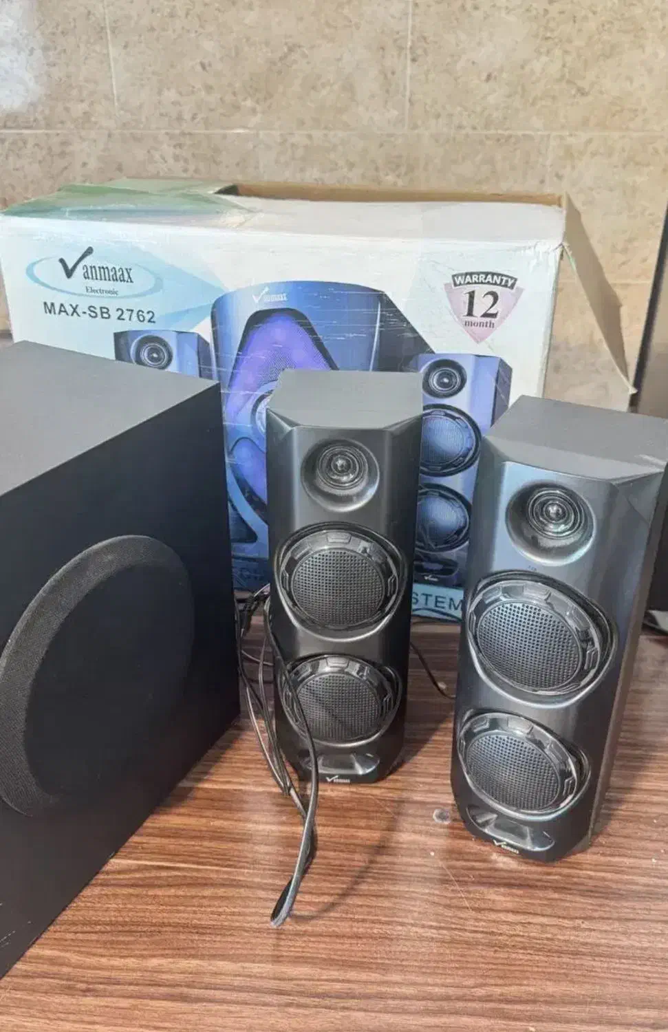 وانمکس.اسپیکر قدرتمند رومیزی|سیستم صوتی خانگی|مهاجران, |دیوار