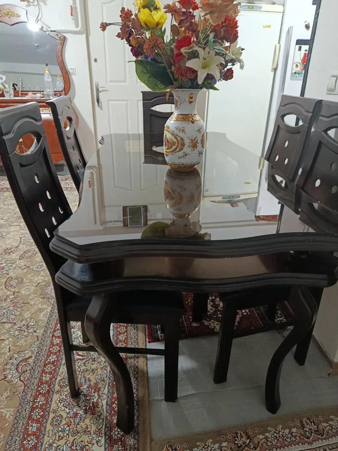 میز ناهار خوری شش نفره با صندلها|میز و صندلی غذاخوری|سهند, |دیوار