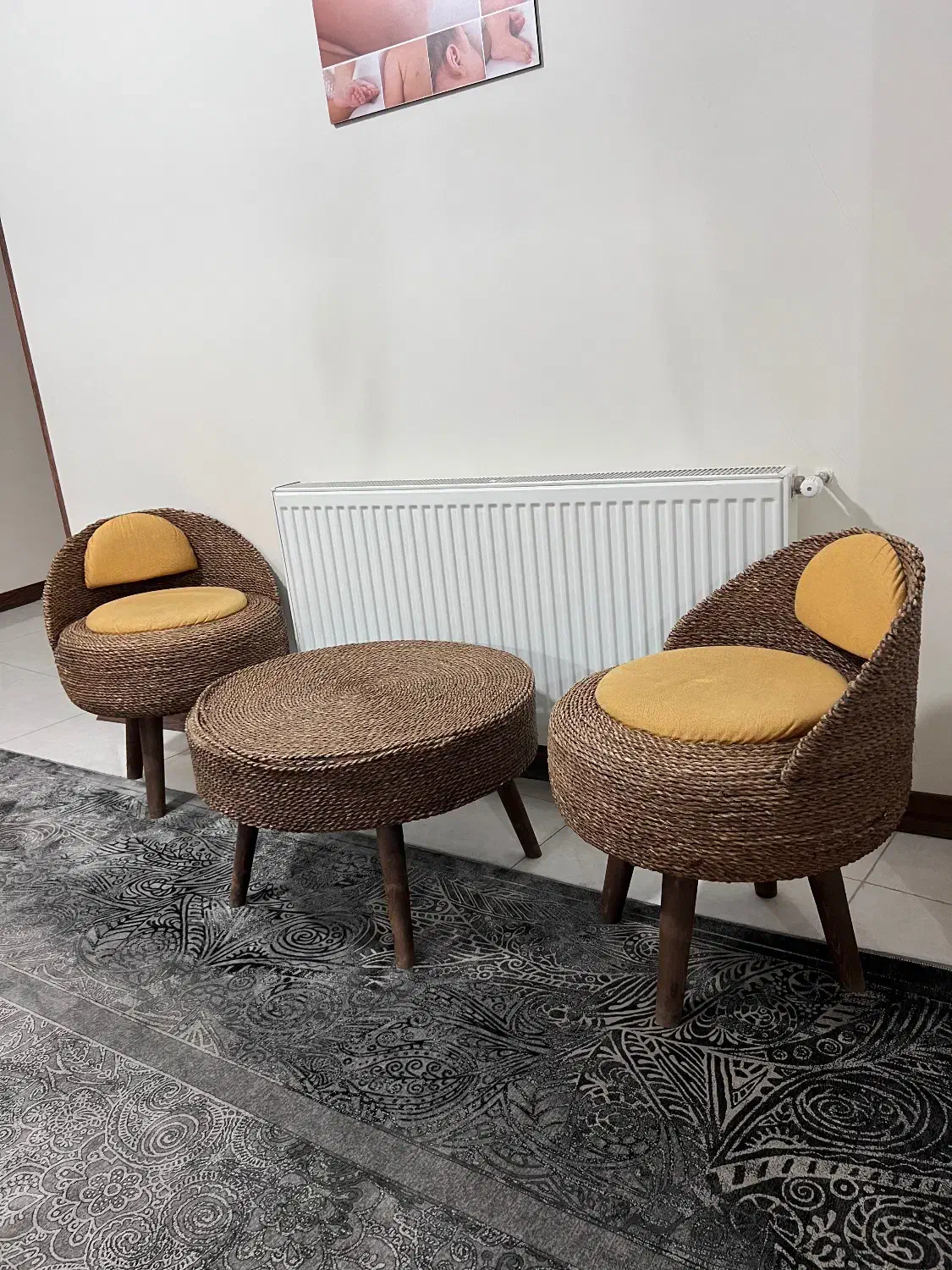 میزو صندلی حصیری|میز و صندلی غذاخوری|شهریار, شهریار|دیوار