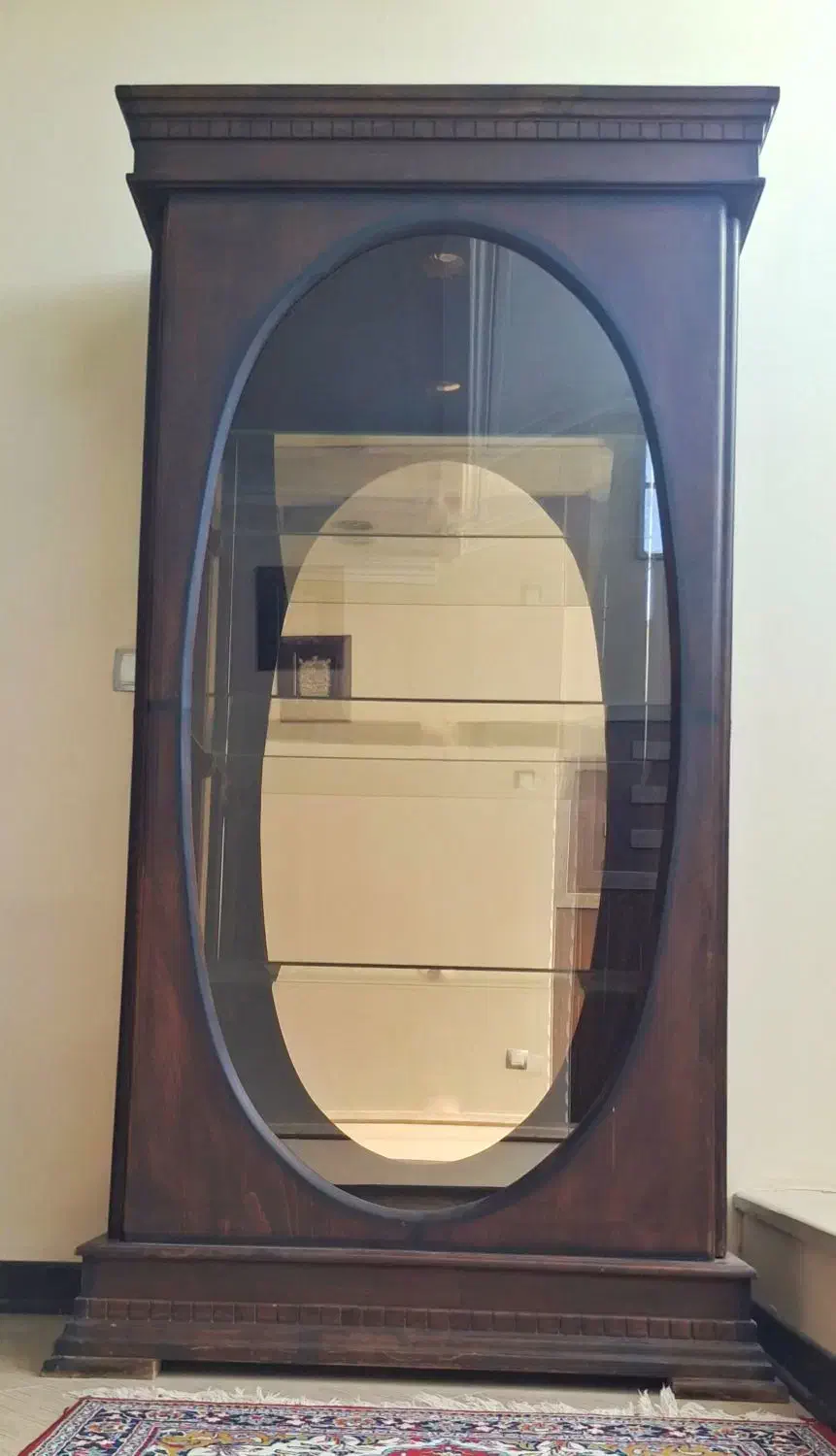 بوفه چوبی بزرگ|بوفه، ویترین، کنسول|رفسنجان, |دیوار