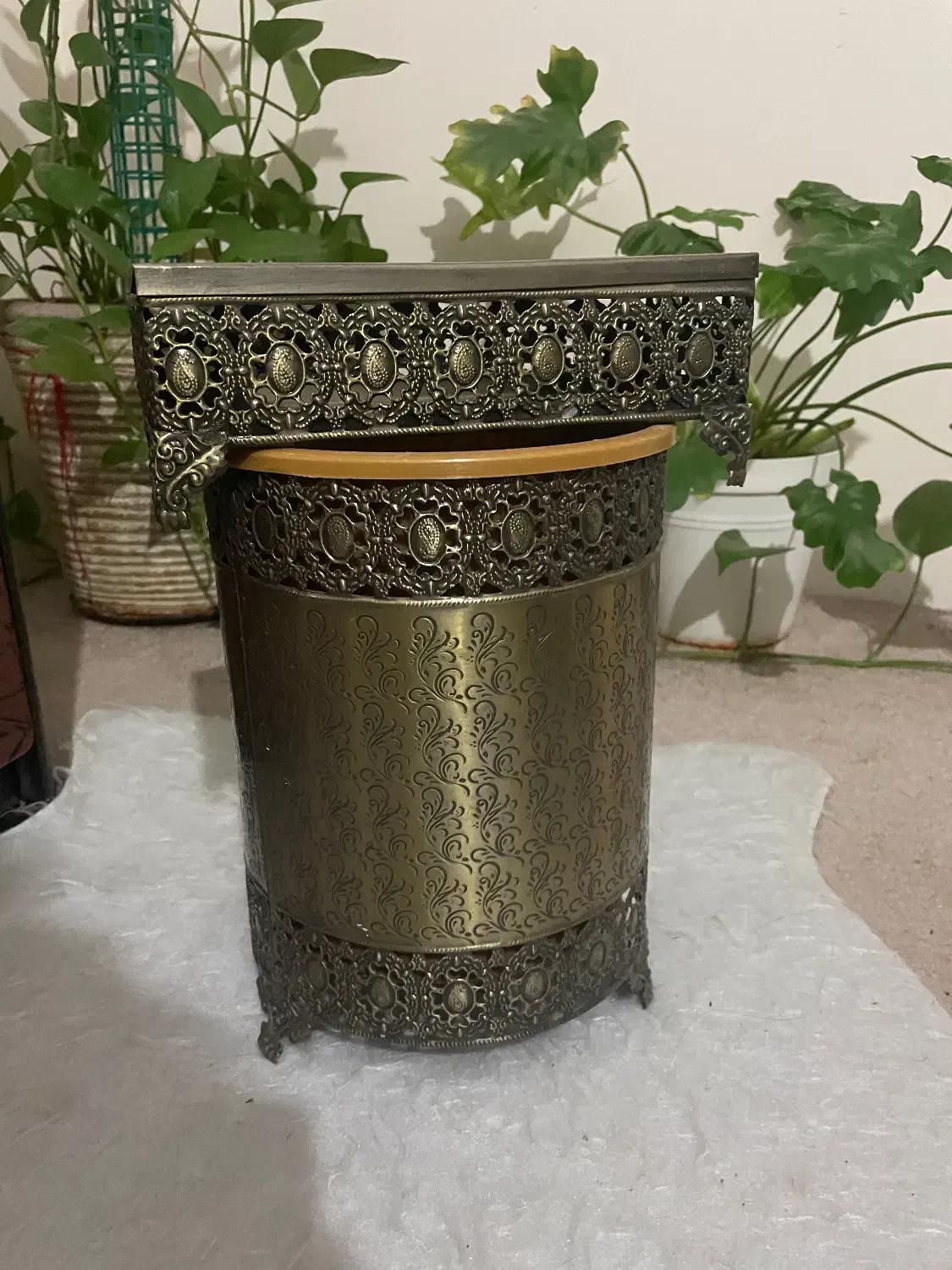 ست جا دستمال و سطل آشغال|صنایع دستی و سایر لوازم تزئینی|ابهر, |دیوار