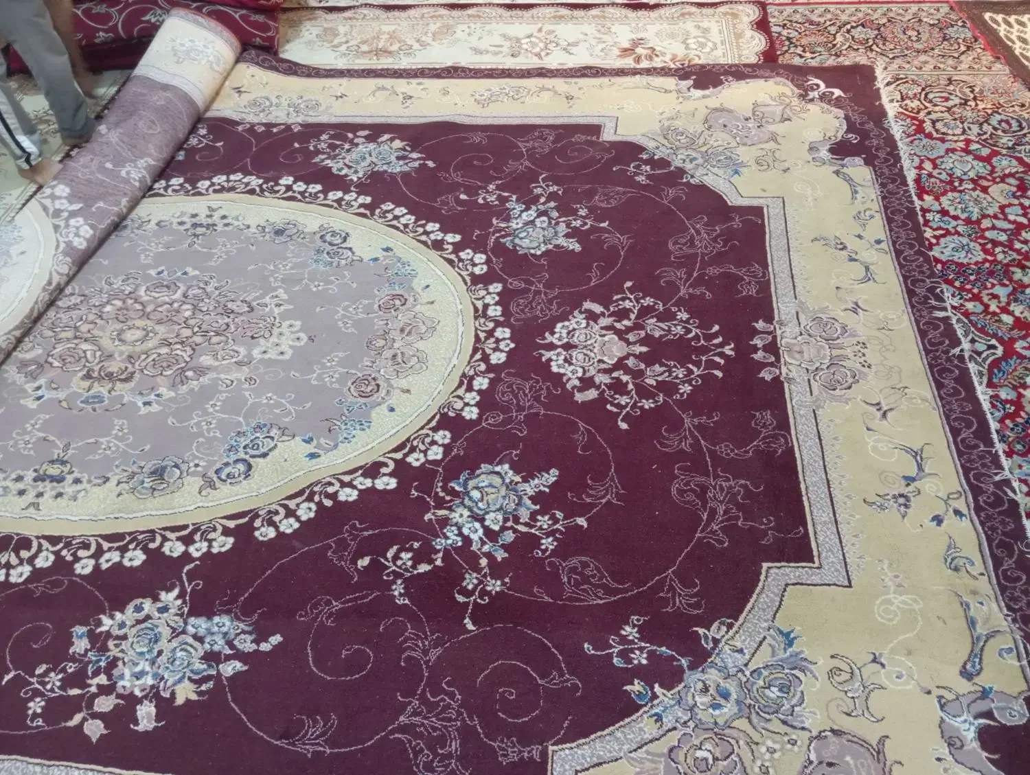 قالی 12متری|فرش|کارون, |دیوار