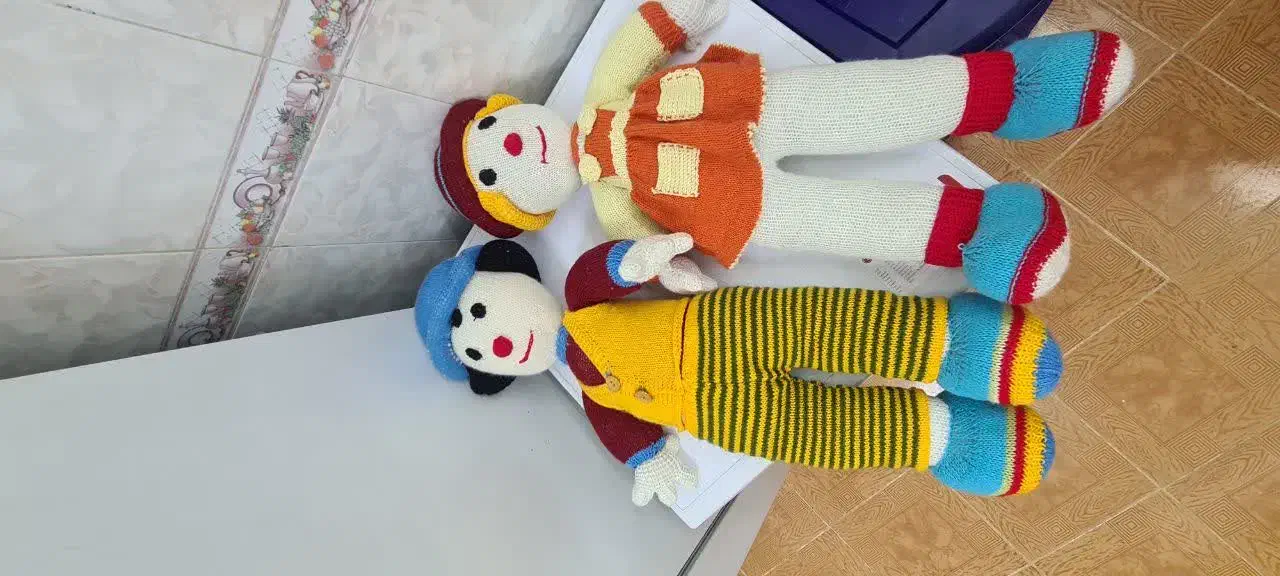 عروسک بافت بزرگ|اسباب‌بازی بچه|مشهد, شیرودی|دیوار