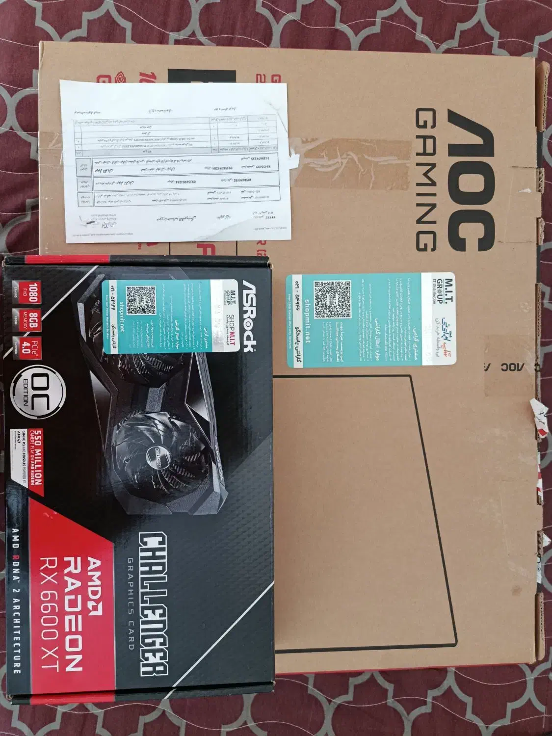 کارت گرافیک 6600xt|قطعات و لوازم جانبی رایانه|قدس, شهر‌قدس|دیوار