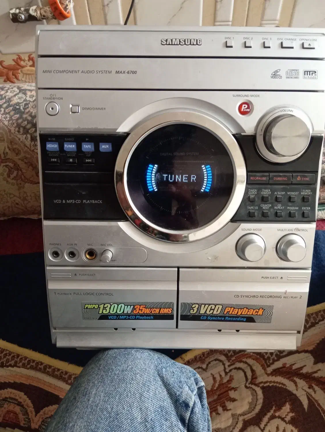 کلگی ضبط سامسونگ  1300وات|سیستم صوتی خانگی|مشهد, کارمندان دوم|دیوار