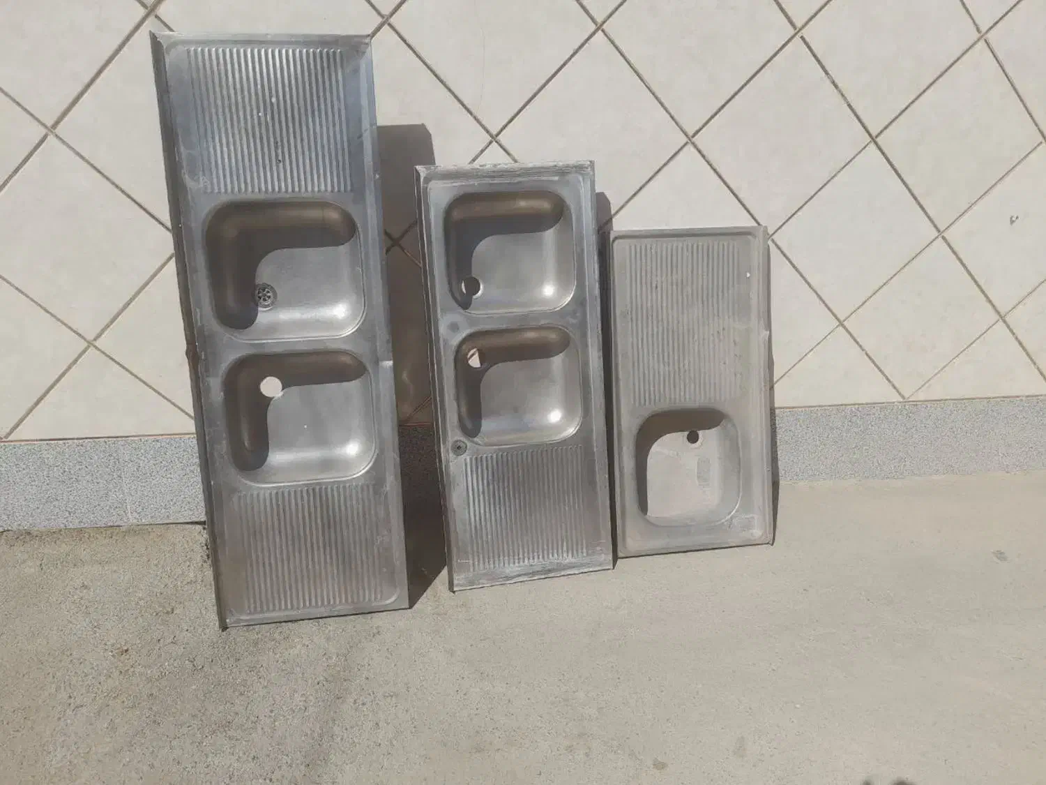 ۱۰ عدد سینک ظرفشویی|مصالح و تجهیزات ساختمان|مبارکه, |دیوار