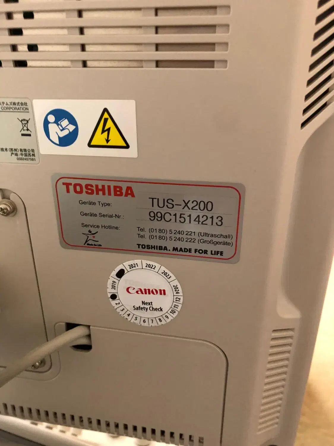 دستگاه سونوگرافی توشیبا اصل|پزشکی|تهران, پاسداران|دیوار