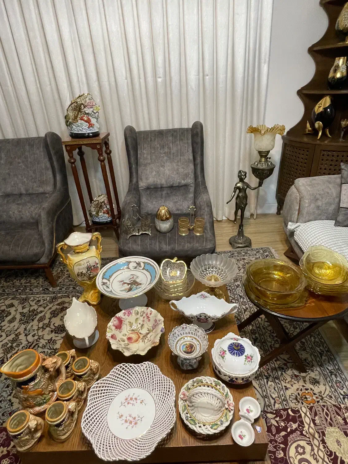 لمونژکریستال  چینی قاشق شکلات آجیل قهوه خوری قدیمی|ظروف سرو و پذیرایی|تهران, ونک|دیوار