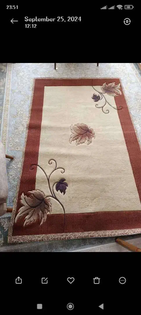دوتا فرش شش متری ویک فرش سه متری ویک جلودری|فرش|تنکابن, |دیوار