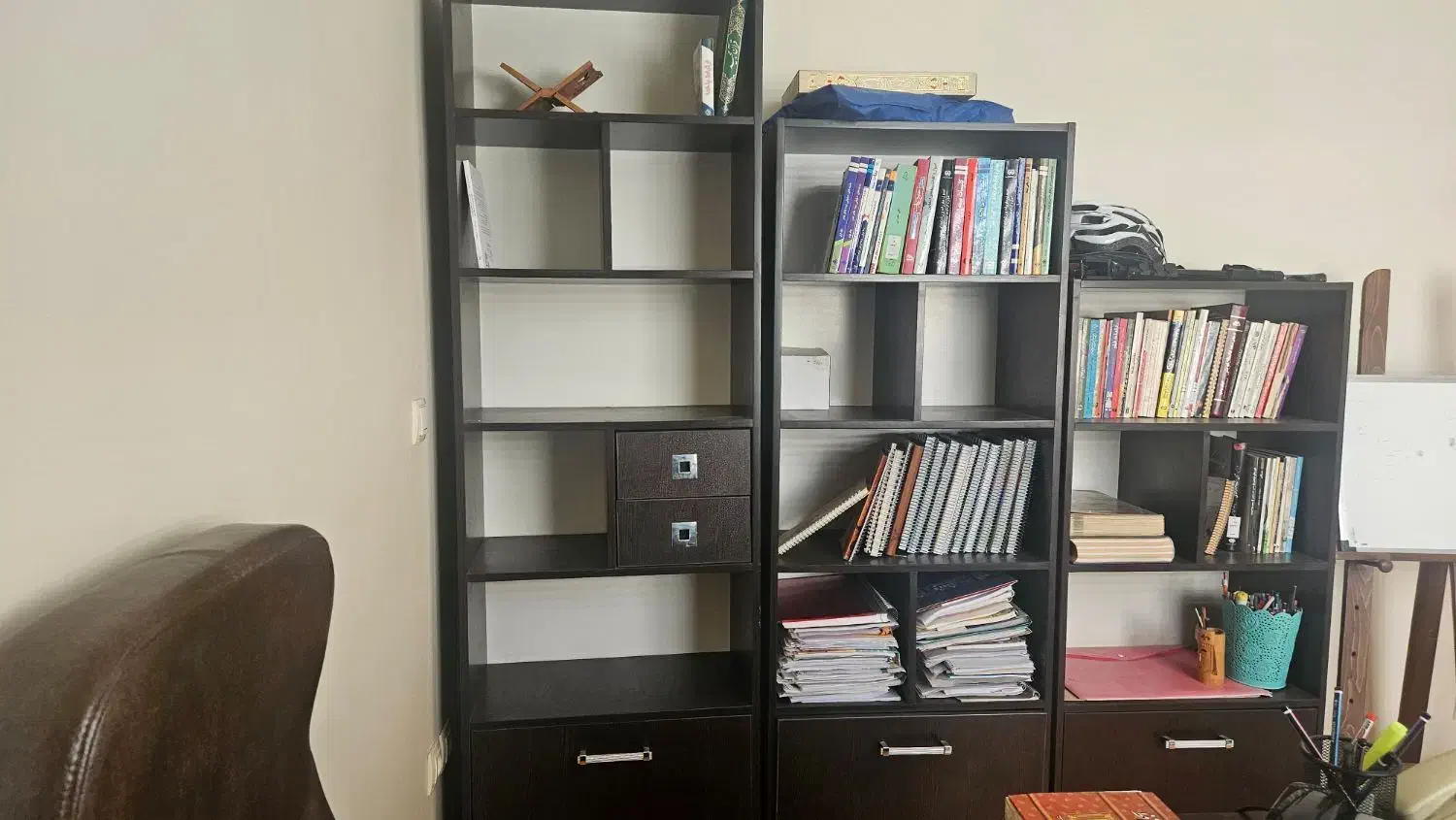 کتابخانه ۳ تیکه|کتابخانه، شلف، قفسه‌های دیواری|تهران, ستارخان|دیوار