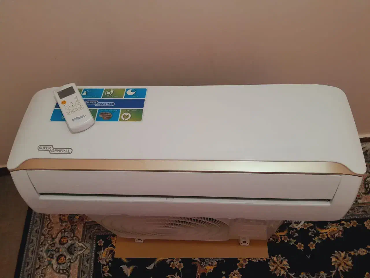 کولر گازی دو تیکه ، سوپر جنرال 12000|کولر گازی و فن‌کوئل|دهدشت, |دیوار