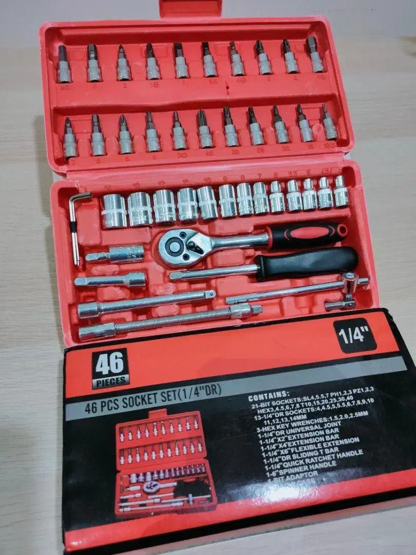 مجموعه جعبه بکس 46عددی/مخصوص کارگاه و منزل|ابزارآلات|قم, چهل درخت‎|دیوار