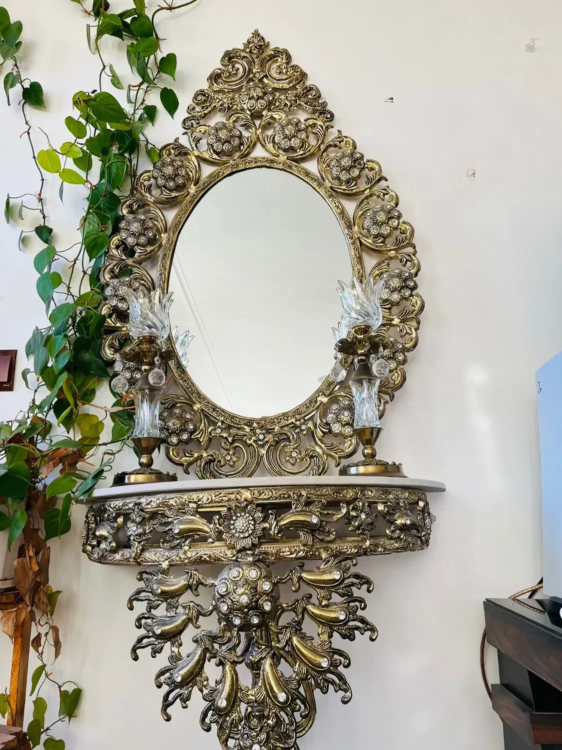 آیینه شمعدان|صنایع دستی و سایر لوازم تزئینی|گنبد کاووس, |دیوار