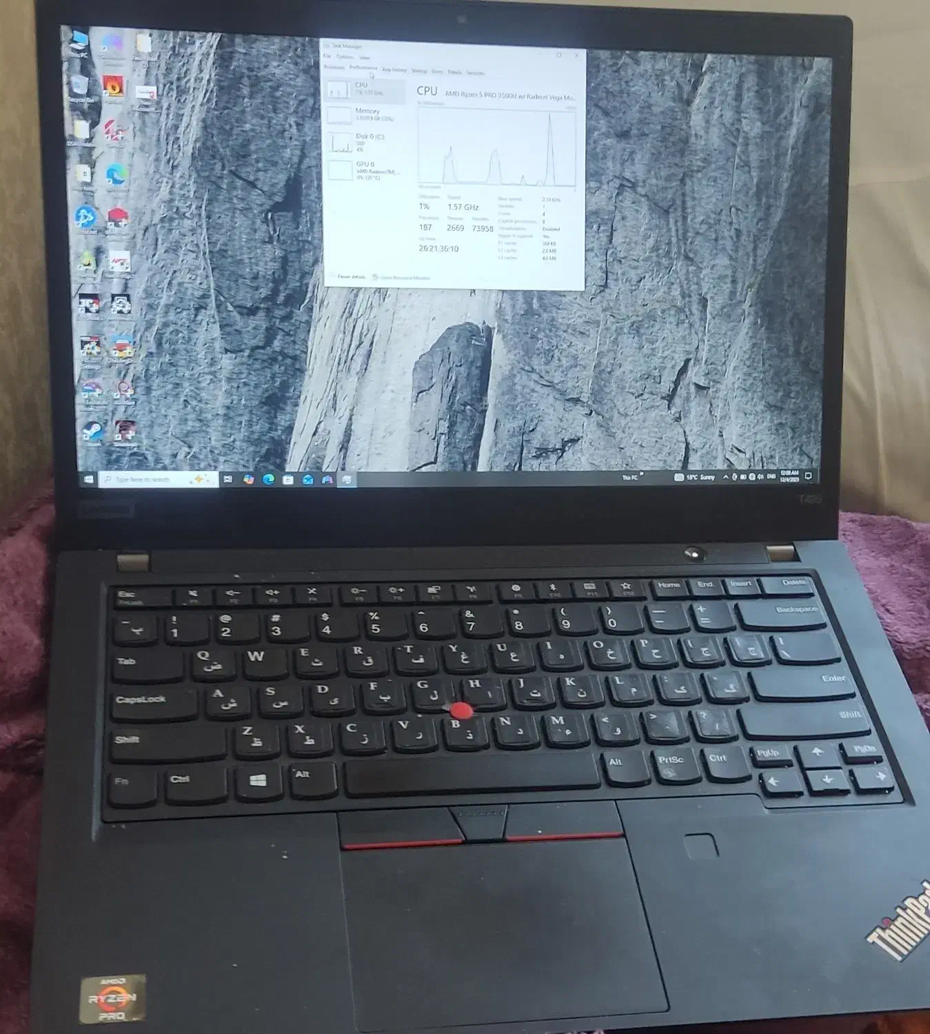 لپتاپ تینکپد لنوو رم 32|رایانه همراه|قدس, شهر‌قدس|دیوار