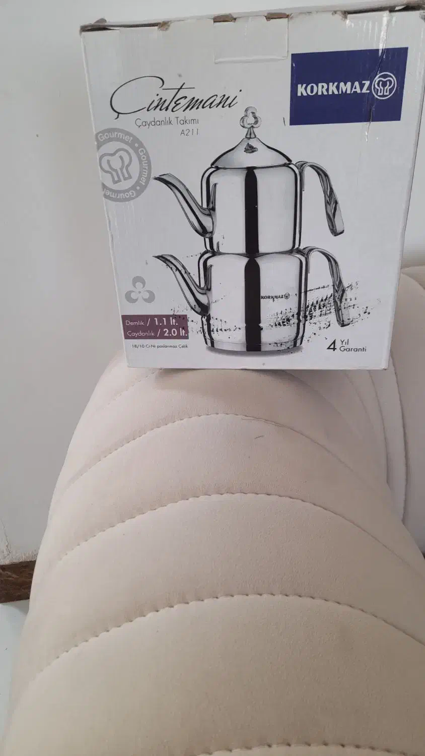 کتری وقوری کرکماز ترک اصل|قوری، کتری، قهوهساز دستی|یاسوج, |دیوار