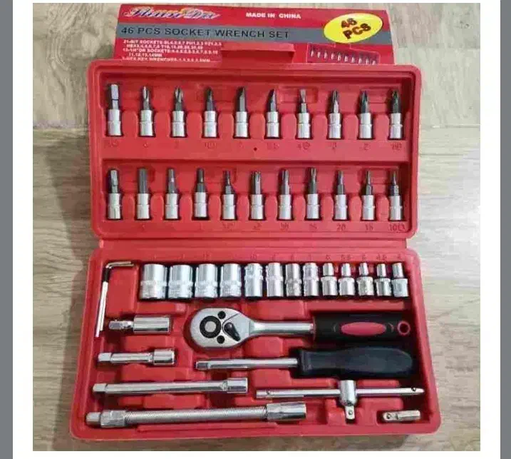 باکس آچار مدل فانکو چهل و شش عدد جنس کروم|ابزارآلات|نیشابور, شهرک فیروزه|دیوار